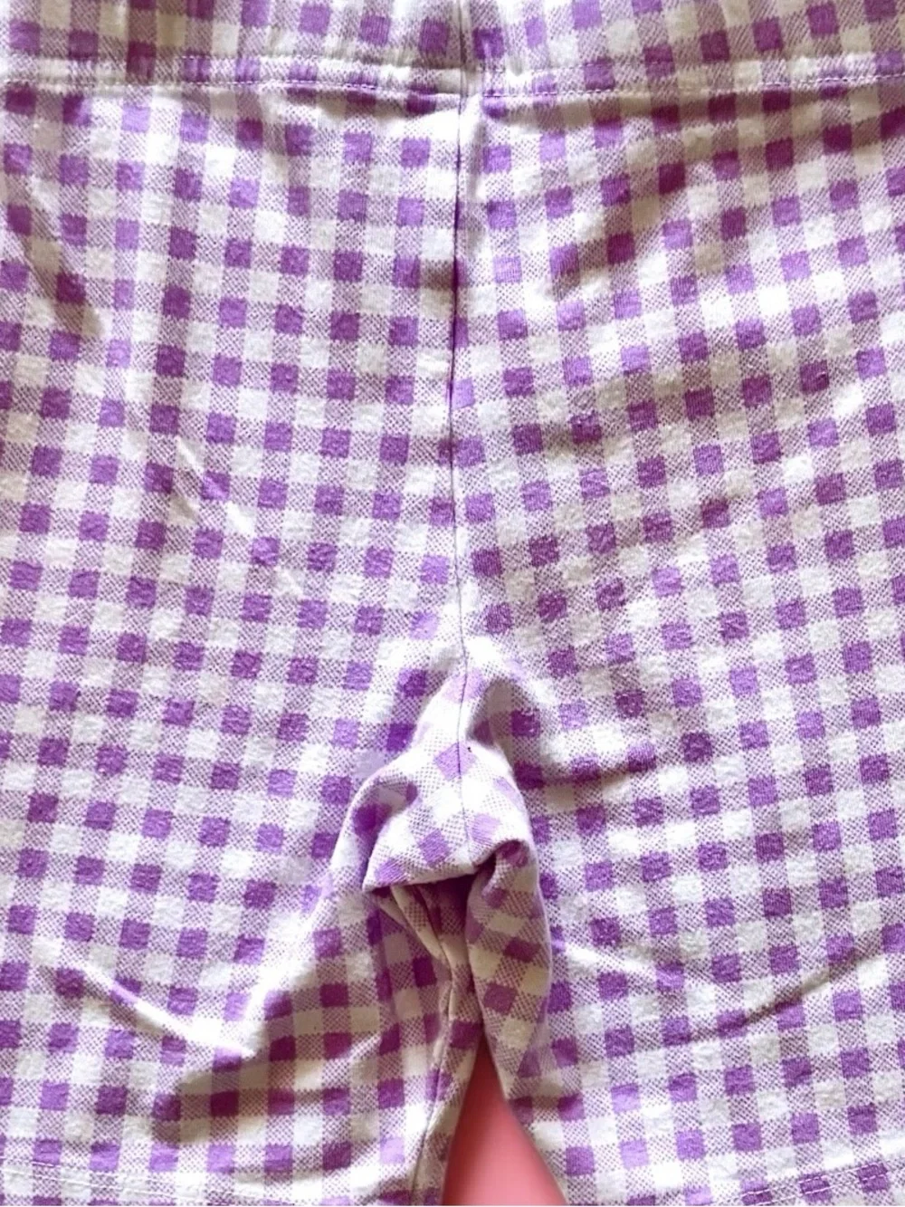Disney Wish Tee + Lavender Gingham Shorts Outfit – Girls Small 6/6X & 6–7